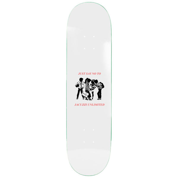 Jacuzzi Unlimited Dare EX7 White Skateboard Deck - 8.25