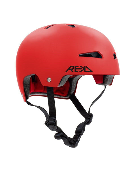 REKD Elite 2.0 Skateboard Skate Scooter BMX Helmet - Red - Skatewarehouse.co.uk