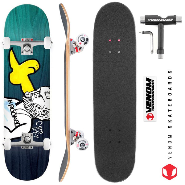 Krooked Pro Cernicky Socrates Custom Complete Skateboard - 8.06