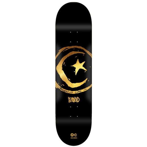 Foundation Servold Star & Moon Skateboard Deck - 8.25