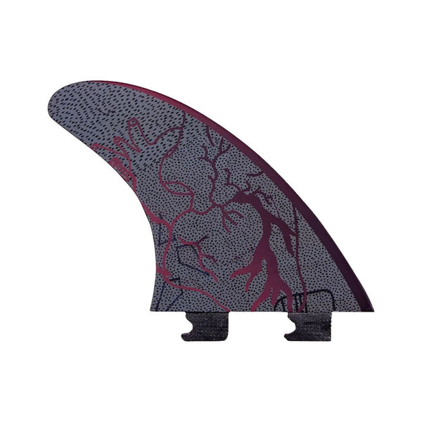Captain Fin Co - Eithan Osbourne Heart Tri - SM / MD / LG - Black (Snap-In / FCS II) - L