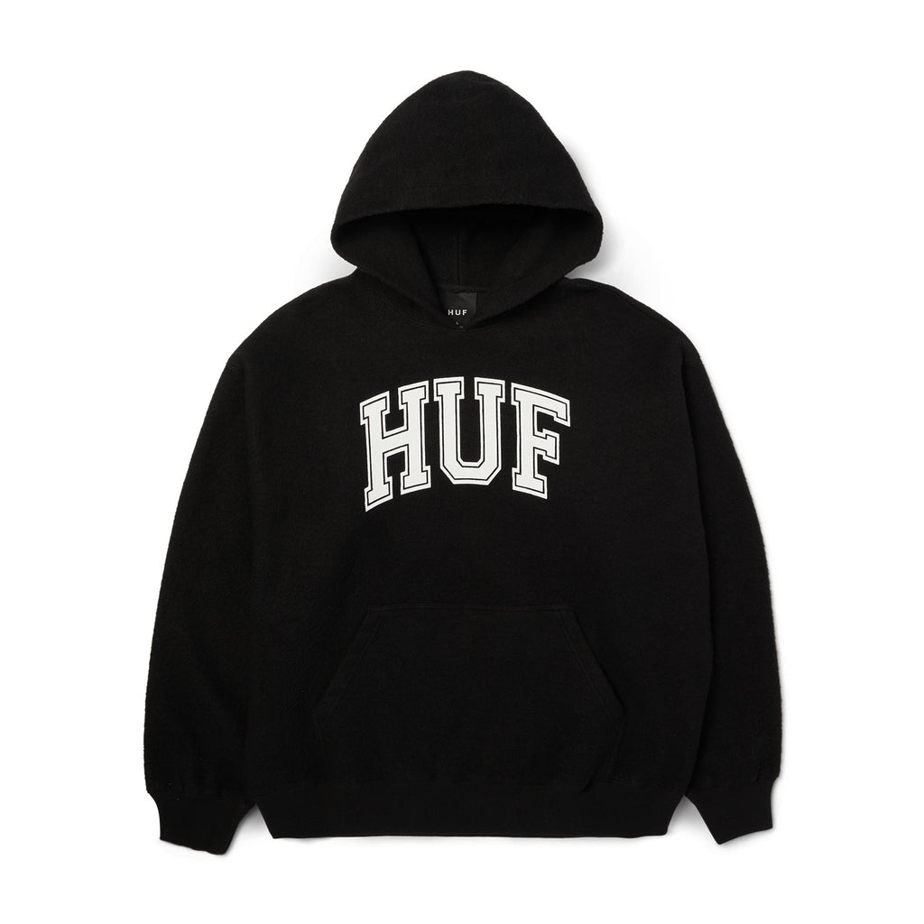 HUF Cracked Arch Reverse Hoodie (Black)