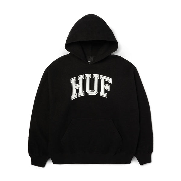 HUF Cracked Arch Reverse Hoodie (Black)