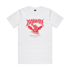 Sabbath Decapitation SS Tee White