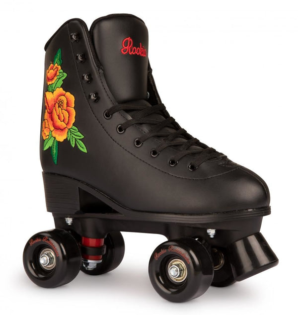 Rookie Quad Skate Rollerskates Rosa - Black
