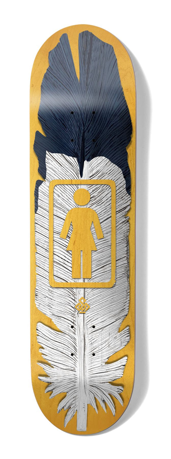 Girl Skateboard Saiz Feather Cory Kennedy Skateboard Deck - 8.375