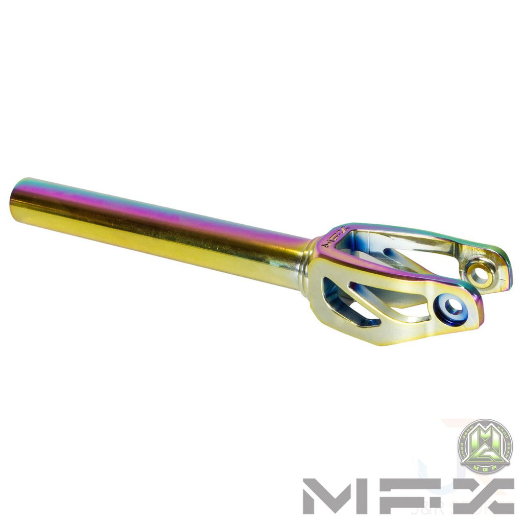 Madd Gear Mfx Affray Forks 120Mm - Neo Chrome - Skatewarehouse.co.uk