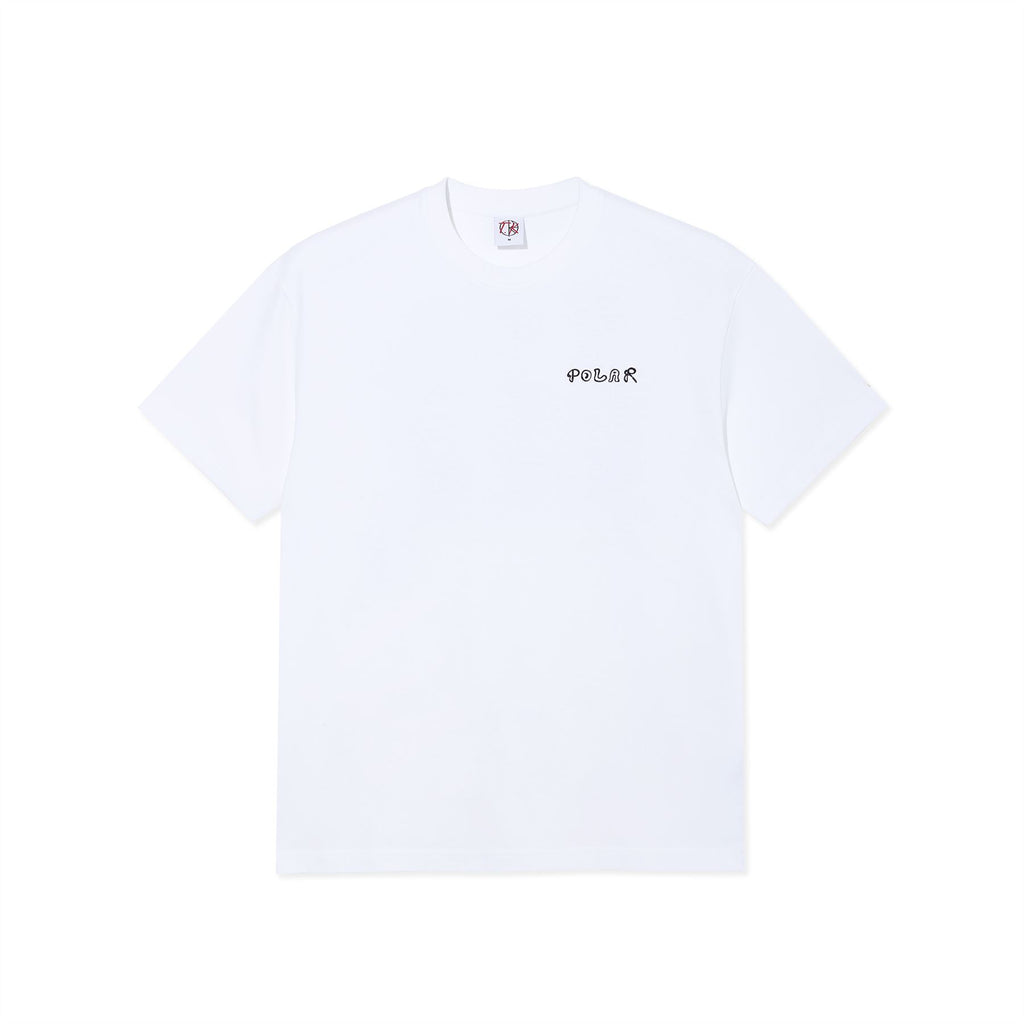 Polar Skate Co Tee | 2 Guys (White) - S