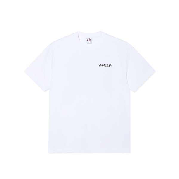 Polar Skate Co Tee | 2 Guys (White) - S