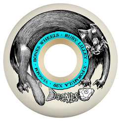 BONES X-Formula Ruby Lilley 'Black Cat' 58mm V5 Sidecuts 99A Skateboard Wheels
