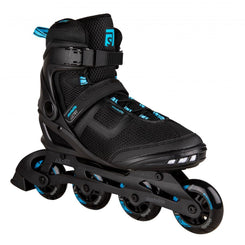 Skatelife Inline Skates Aztec - Black/Blue - UK 4 - Skatewarehouse.co.uk