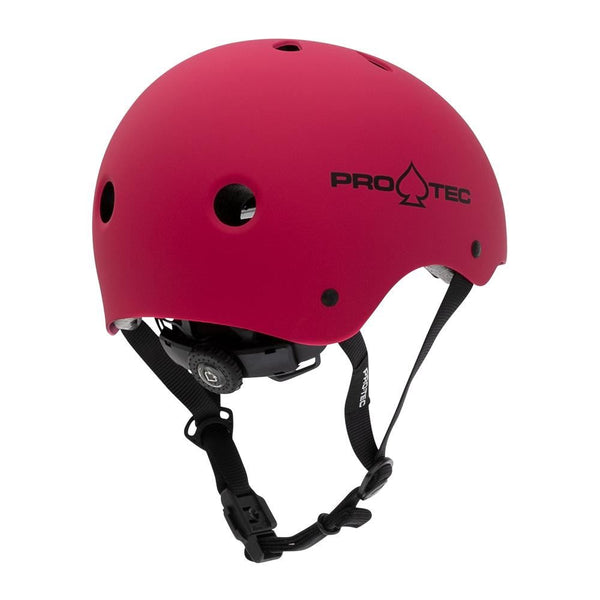 Pro-Tec Helmet JR Classic Fit Cert - Matte Pink - Skatewarehouse.co.uk