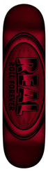 Real Dbx Oval Red Foil Skateboard Deck - 8.375"