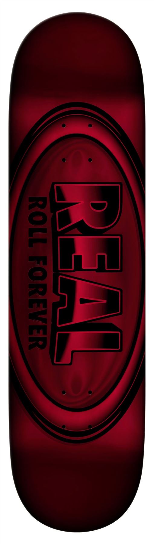 Real Dbx Oval Red Foil Skateboard Deck - 8.375