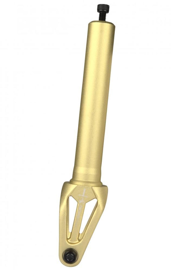 Addict Scooter Fork Sword HIC - Gold - Skatewarehouse.co.uk