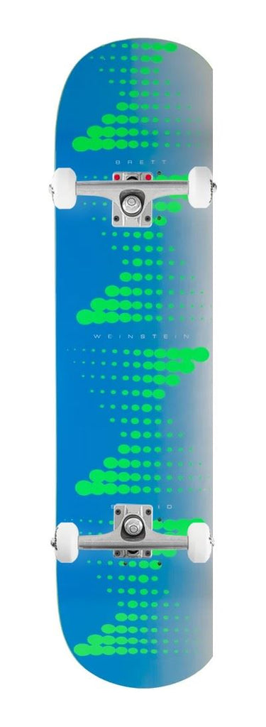 Studio Brett Weinstein 'Digi Force' Blue / Matallic x Venom Custom Complete Skateboard - 8.37"