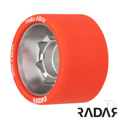 Radar (4) - Halo Alloy - Red - 59 x / 93a Skateboard Wheels - 38mm