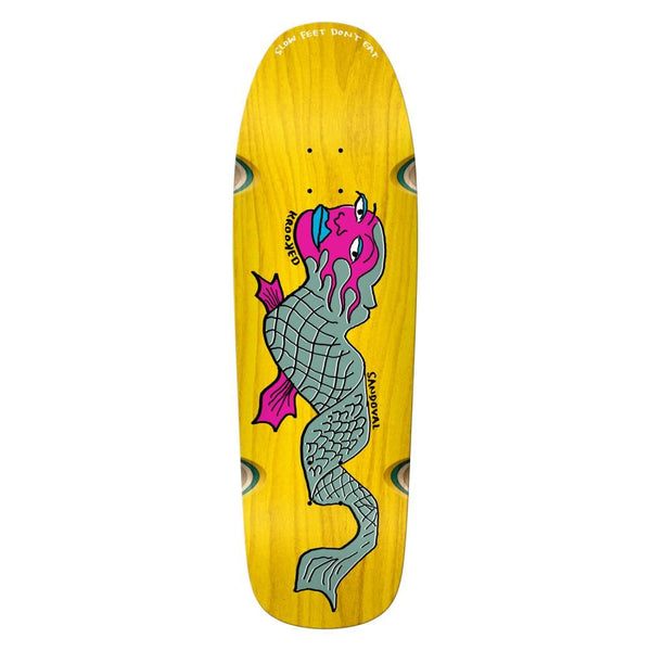 Krooked Sandoval Slow Feet Skateboard Deck - 9.81
