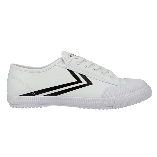 Feiyue Footwear Fe Lo 1920 Synthetic Leather Martial Arts/Gym/Lifing Shoes - White / Black - Skatewarehouse.co.uk