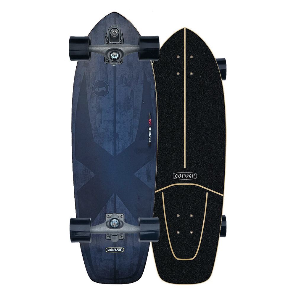 Carver Skindog LKS SQSH - C7 Surfskate Cruiser Skateboard - 9.875" x 31.0" - Skatewarehouse.co.uk