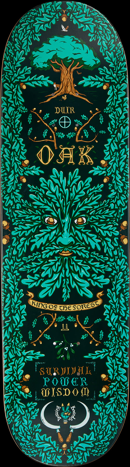 Drawing Boards Oak Skateboard Deck - 8.25