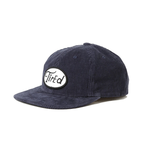 Tired Crawl Corduroy Cap Blue - One Size