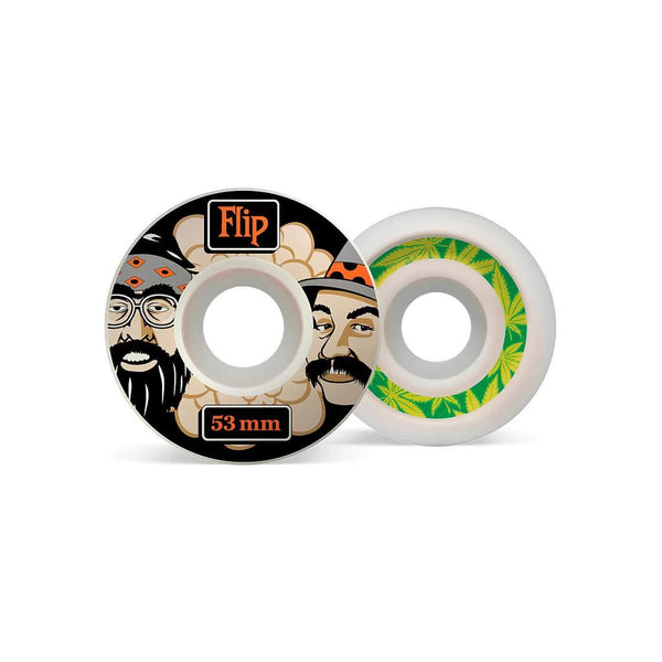 Cutback Cheech & Chong 99a Flip Wheels Pack - Skatewarehouse.co.uk