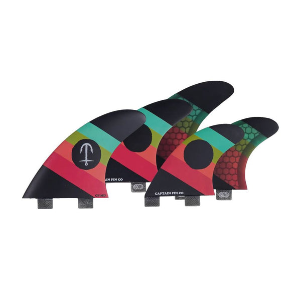 Captain Fin Co - CF Series 5 - SM / MD / LG - Black (FCS) - L