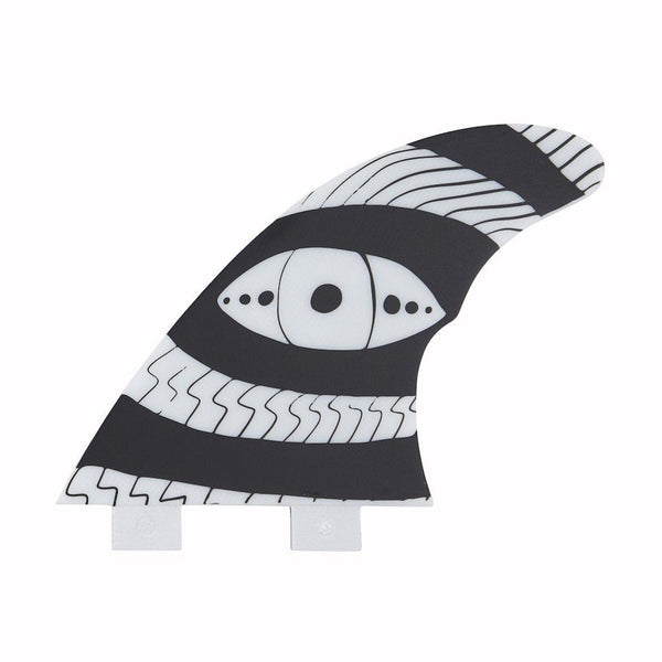 Captain Fin Co - Dylan Gravezilla Tri - Medium - Black (FCS) - M