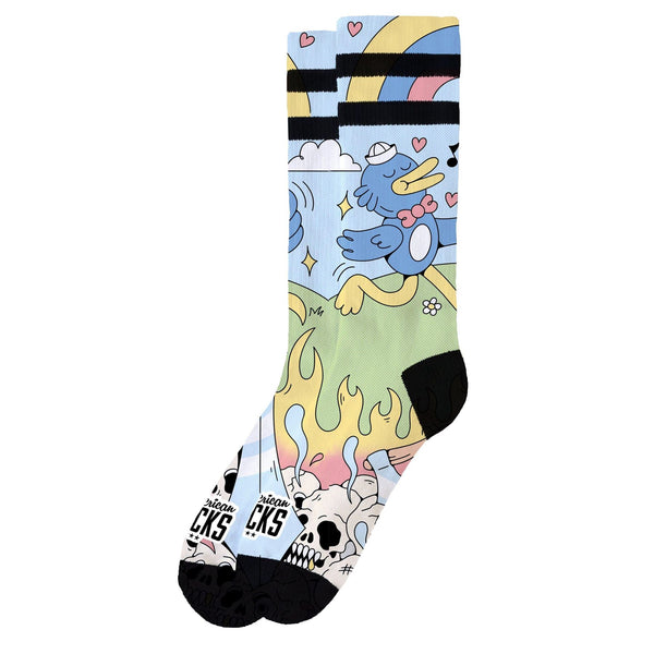 American Socks Cute Chaos - Mid High Socks