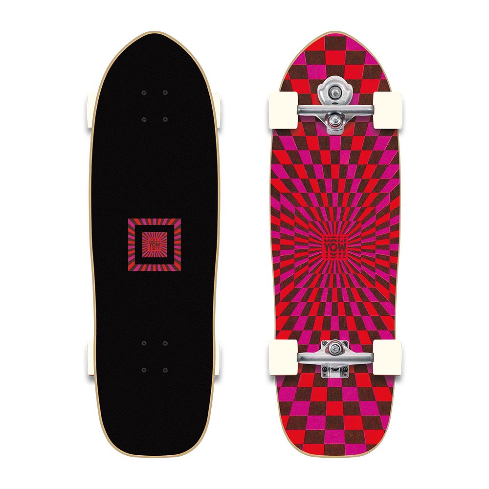 Yow Snappers X Julia Schimautz 32.5" Artist Series Yow Complete Surfskate Cruiser - 32.5" - Skatewarehouse.co.uk