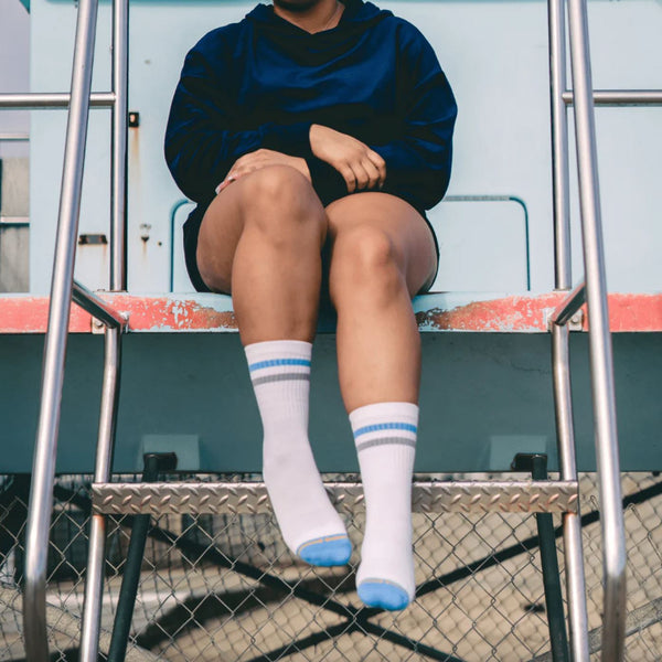 Merge4 Repreve Subtle Sky Classic Crew Socks - Skatewarehouse.co.uk