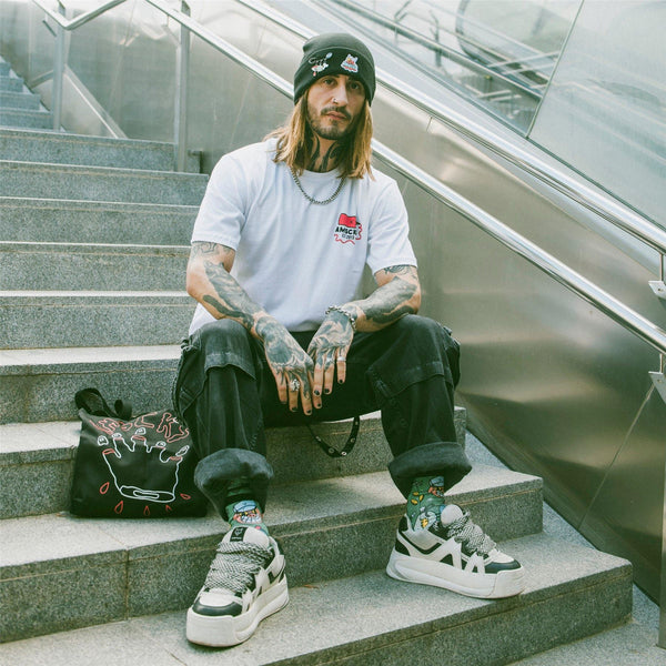 American Socks Heist Havoc - Mid High Socks