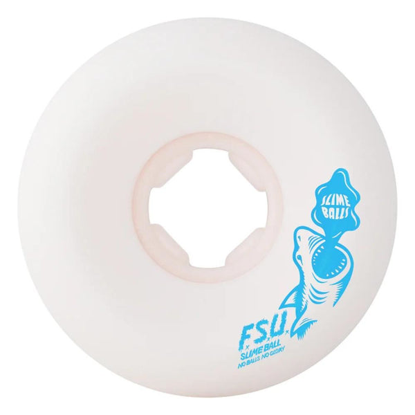 Slime Balls Skateboard Wheels Hertiage Shark Spew Vomits 97 - White - Skatewarehouse.co.uk
