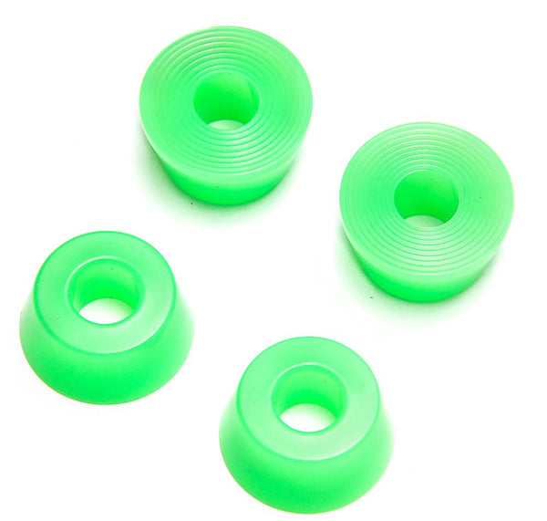 Venom Skateboard Truck Bushings - Conical - Green Soft 80a - Skatewarehouse.co.uk