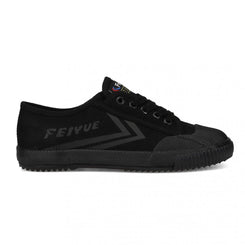 Feiyue Footwear Fe Lo 1920 Canvas Triple Black Martial Arts/Gym/Lifing Shoes - UK 5 - OUTLET