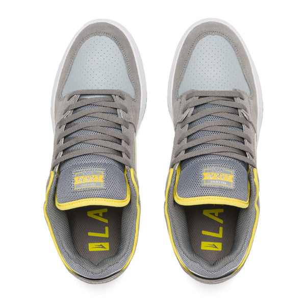Lakai Telford Low Skate Shoes - Grey / Reflective - Skatewarehouse.co.uk