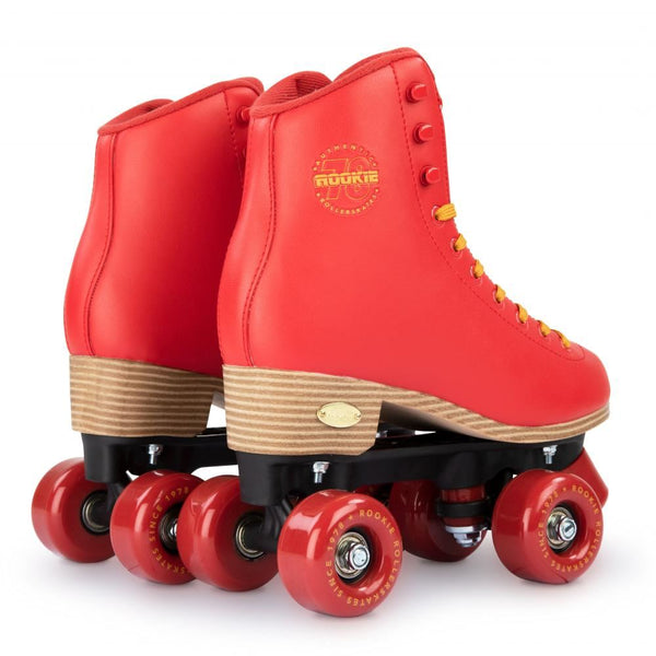 Rookie Quad Skate Rollerskates Classic 78 - Red - Skatewarehouse.co.uk