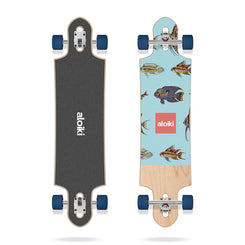Aquarium x9.5" FS Drop Aloiki Complete Skateboard - 39.4"