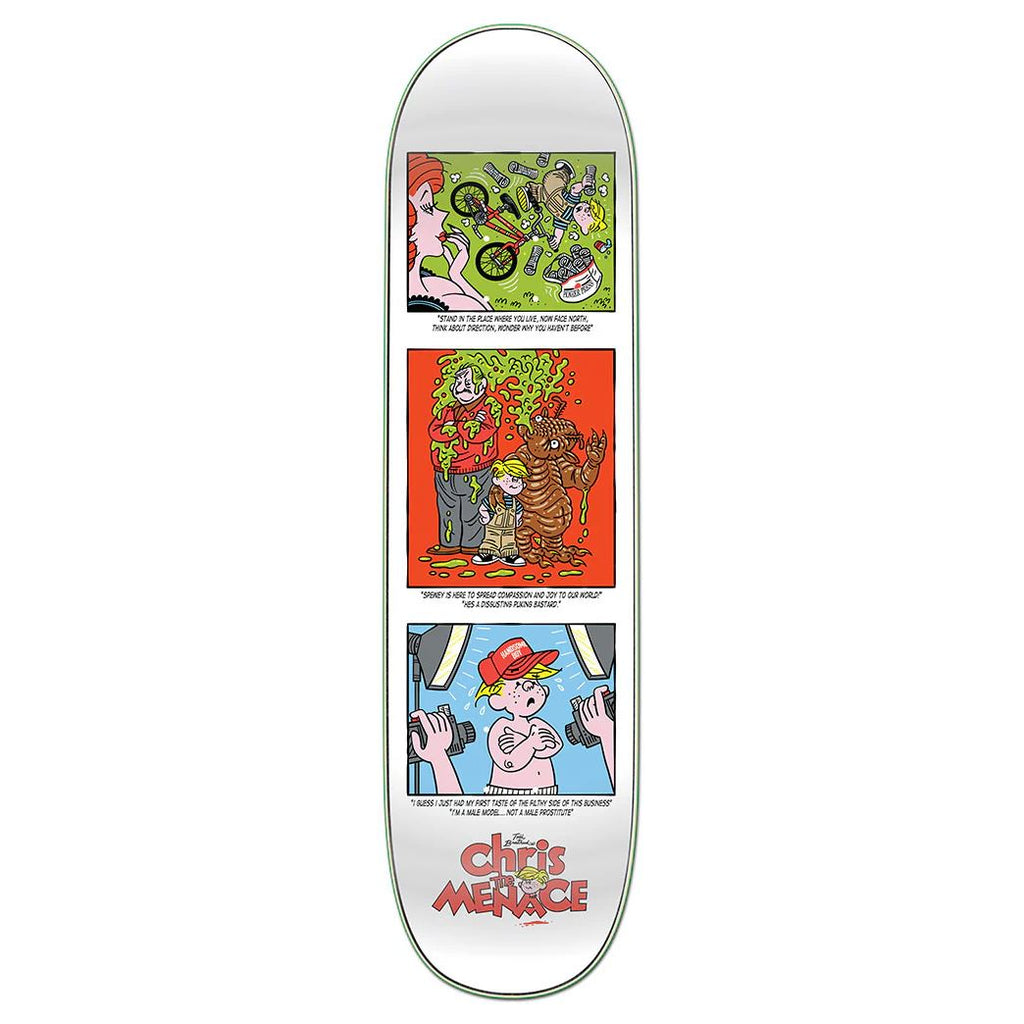 StrangeLove 'Chris the Menace' x 32.5" (WB: 14.25) Skateboard Deck - 8.5"