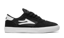 Lakai Cambridge Kids Skate Shoes - Black/White - Skatewarehouse.co.uk