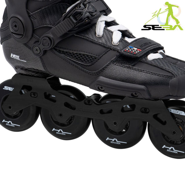 Seba High Light Carbon 80 Black Inline Skates - Skatewarehouse.co.uk