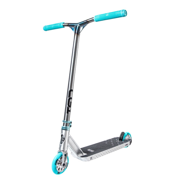 CORE CG1 Complete Stunt Scooter - Raw/Teal - Skatewarehouse.co.uk