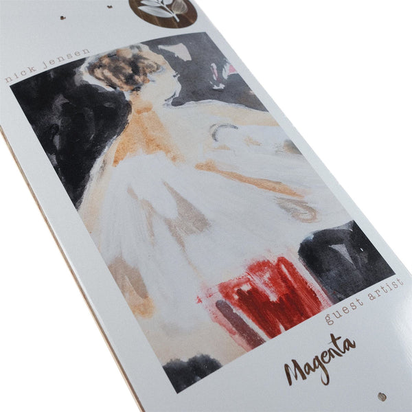 Magenta Nick Jensen Guest Artist Skateboard Deck - 8.4