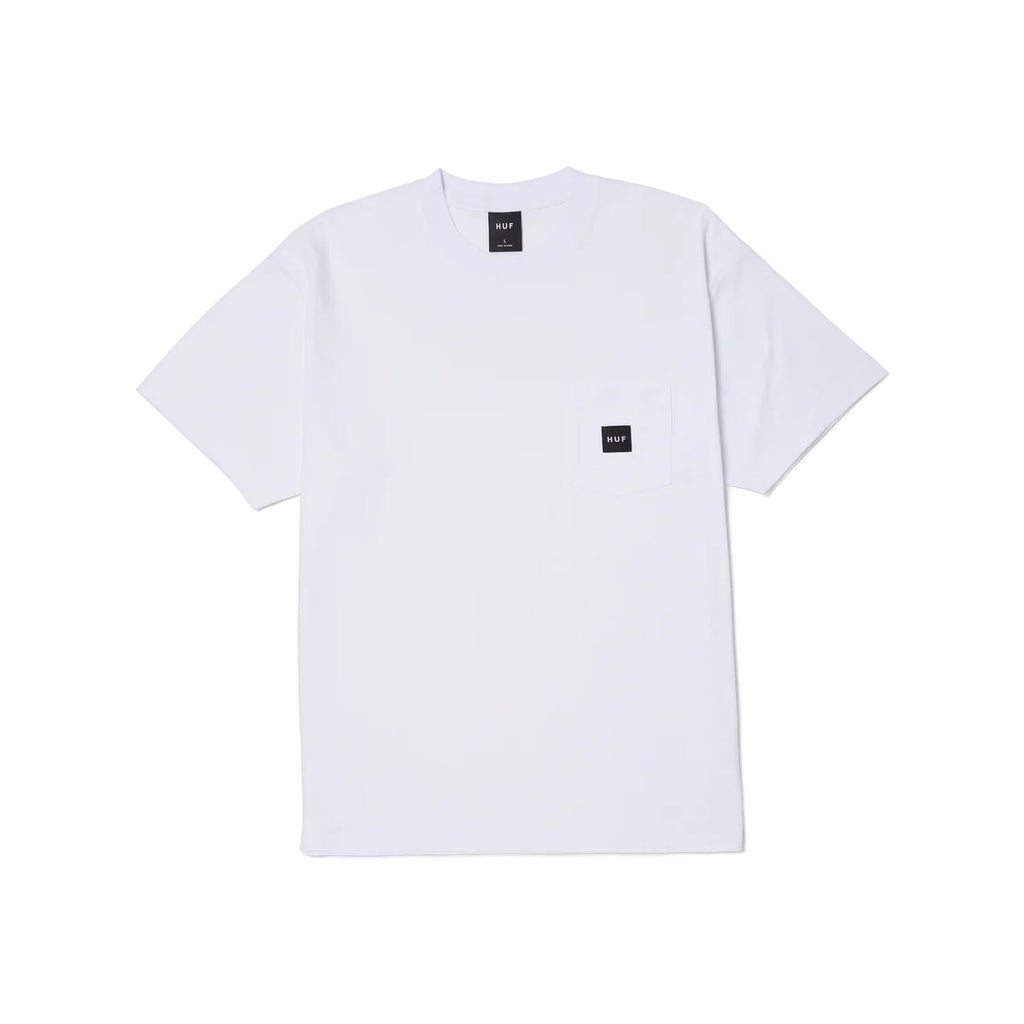Huf Set Box Logo S / S Pocket Tee (White) - S