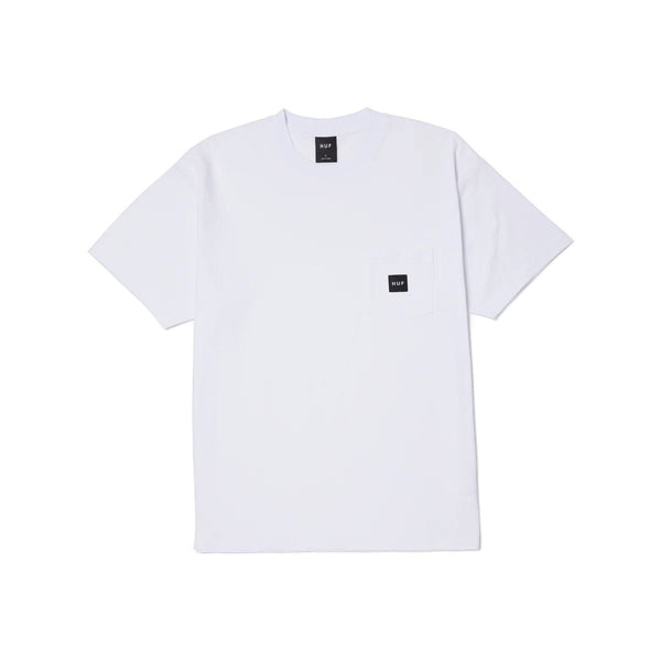 Huf Set Box Logo S / S Pocket Tee (White) - S