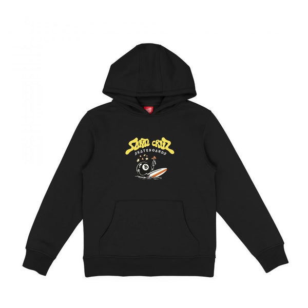 Santa Cruz Youth Hood Youth Winkowski 8Baller Hood - Black - Skatewarehouse.co.uk