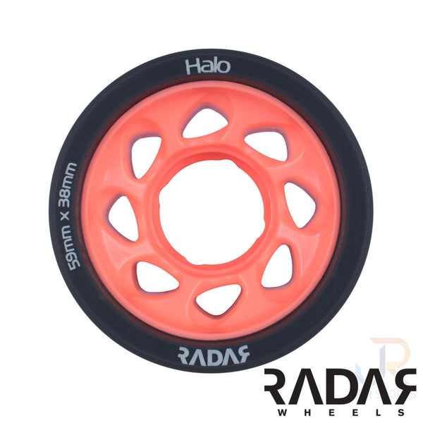Radar (4) - Halo - Charcoal / Pink - / 93a Skateboard Wheels - 59mm