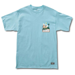 Grizzly Cabana Tee Sky Blue - Skatewarehouse.co.uk