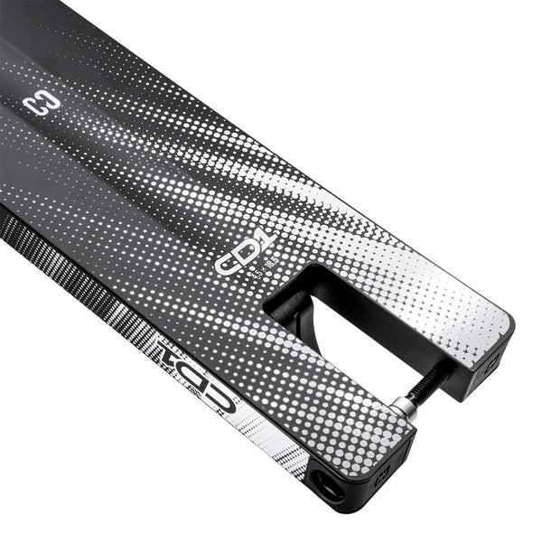 CORE CD1 Stunt Scooter Deck 4.5 x 18.5 - Black / White - Black/Neo